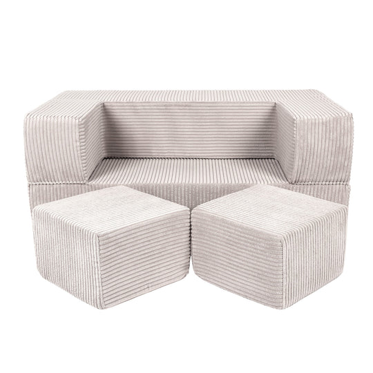 Ästhetisches Kinder-Speel-Sofa Ecru
