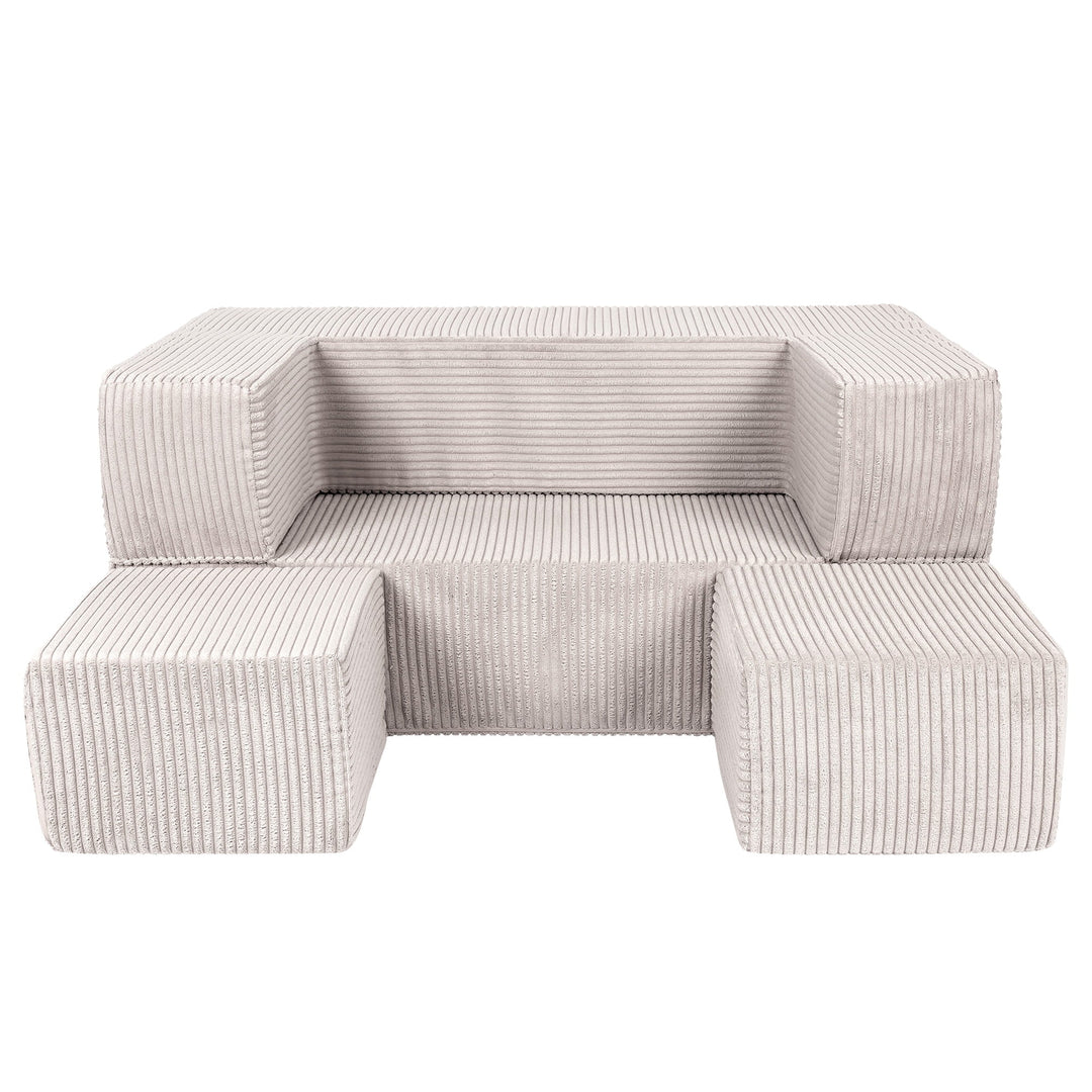 Ästhetisches Kinder-Speel-Sofa Ecru