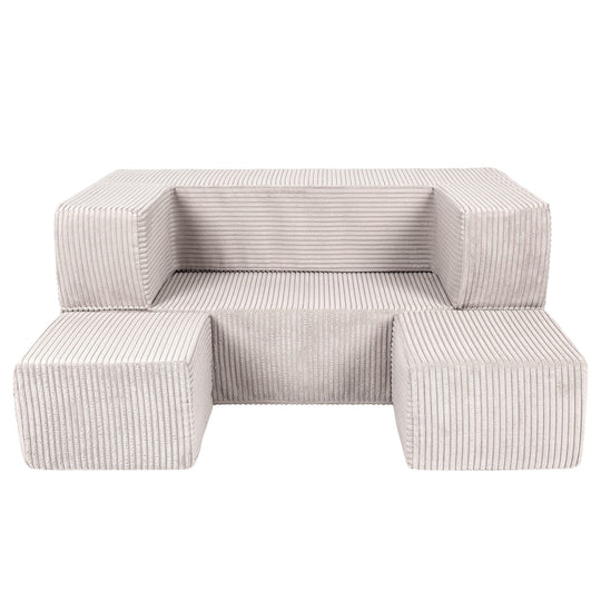 Ästhetisches Kinder-Speel-Sofa Ecru