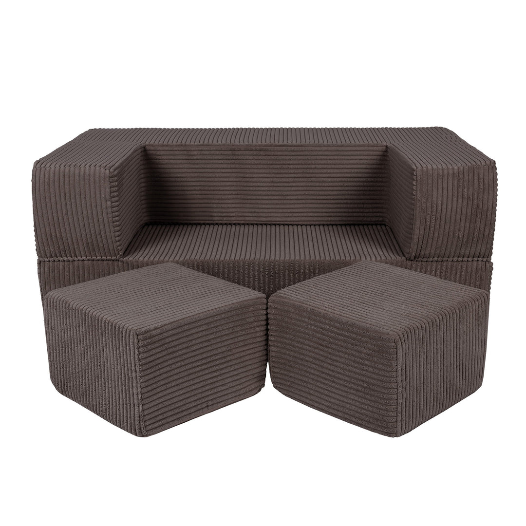 Ästhetisches Kinderspielsofa Braun