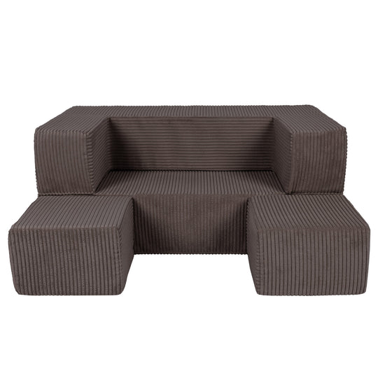 Ästhetisches Kinderspielsofa Braun