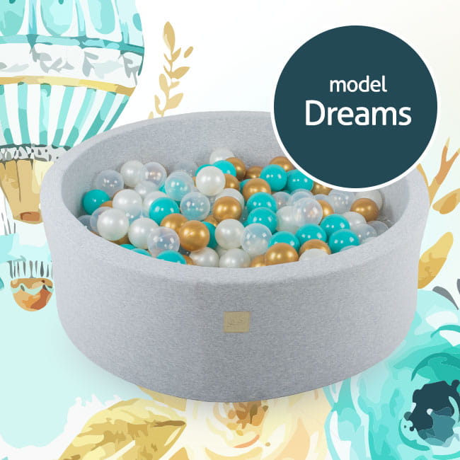 Bällebad-Set „Dreams“ – komplett mit 250 Bällen