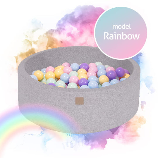 Bällebad-Set Rainbow - Komplettset mit 250 Bällen