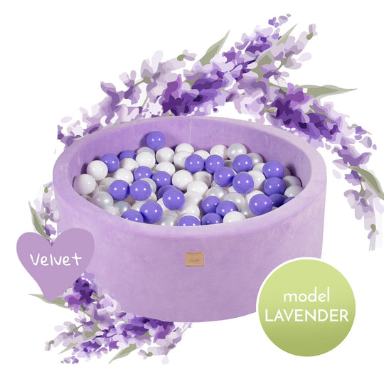 Bällebad „Velvet Lavender“ – Komplettset mit 250 Bällen