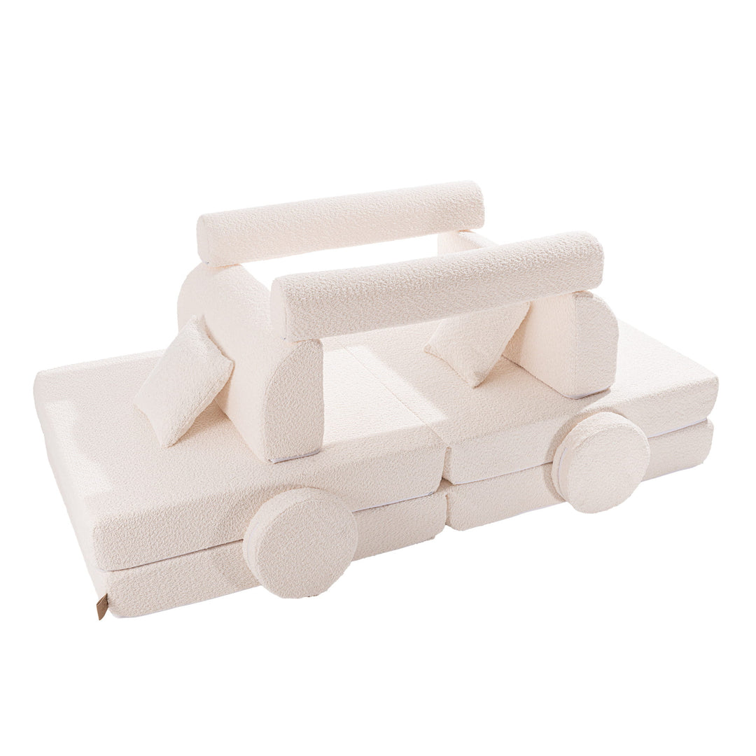 Spielsofa Boucle Premium Weiß