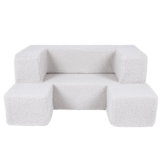 Bearly Kinder-Spielsofa Creme