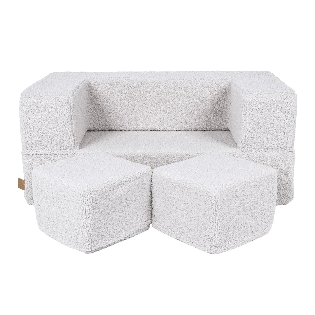 Bearly Kinder-Spielsofa Creme