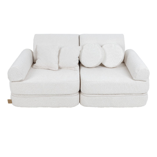 Pocket Sofa Plus Bouclé Weiß