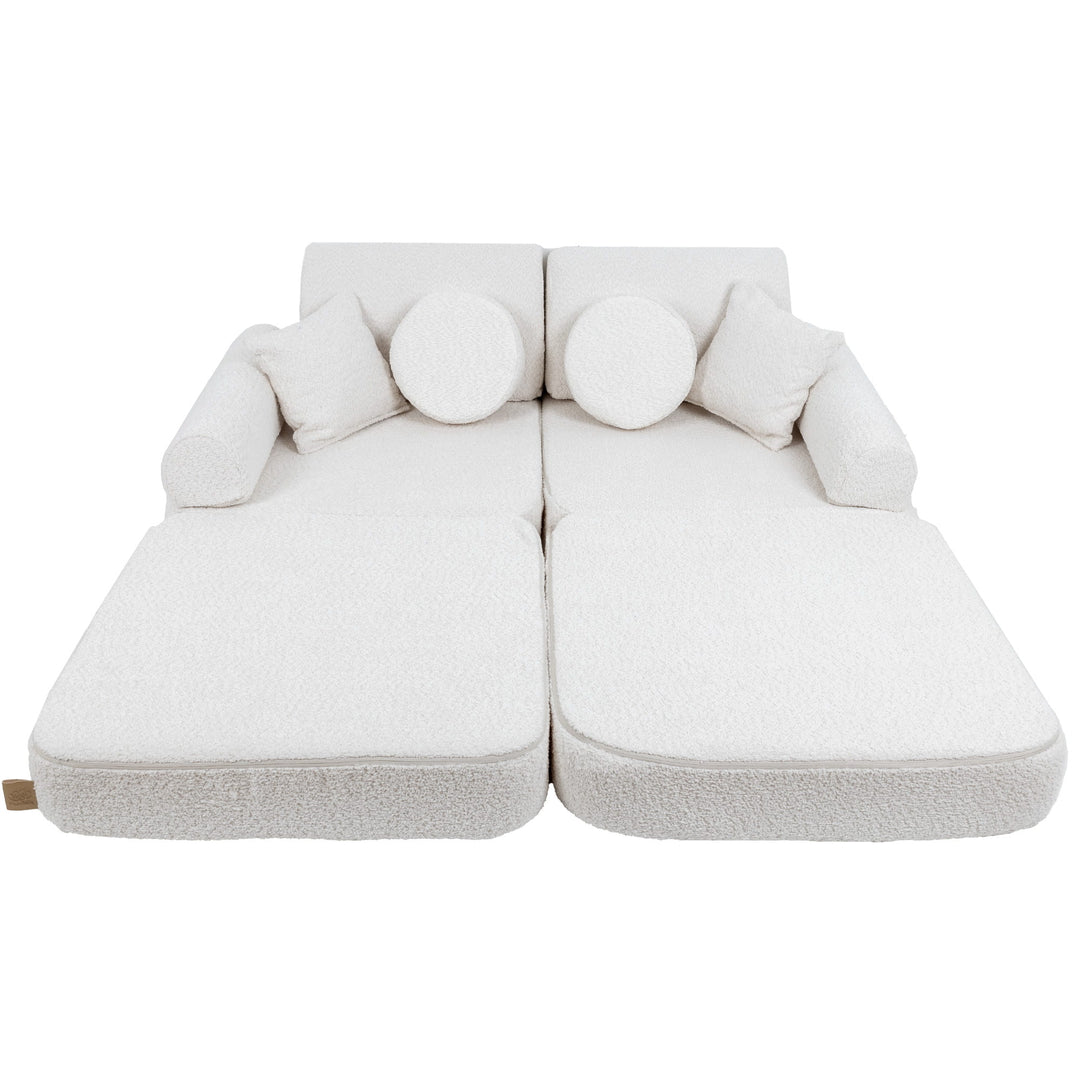 Pocket Sofa Plus Bouclé Weiß