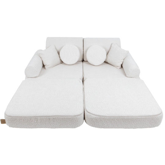 Pocket Sofa Plus Bouclé Weiß