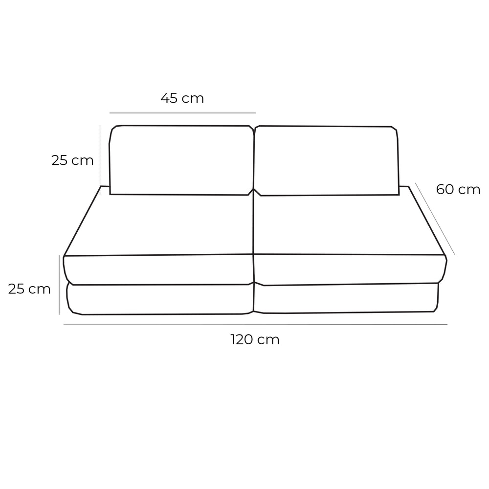 Neu Taschensofa Basic Bouclé Weiß