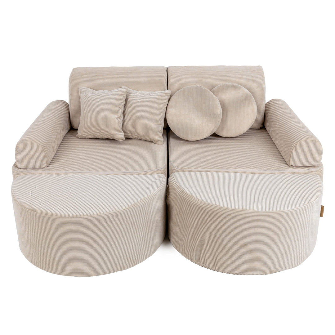 NEU Taschensofa Max Slimcord Ecru