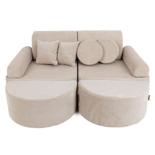 NEU Taschensofa Max Slimcord Ecru