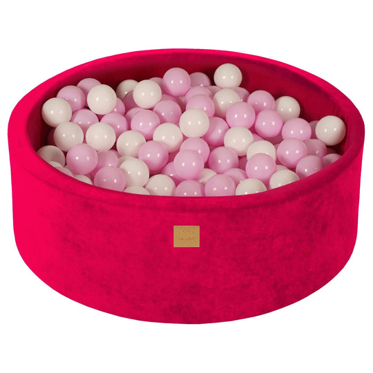 Bällebad „Magenta“ aus Samt