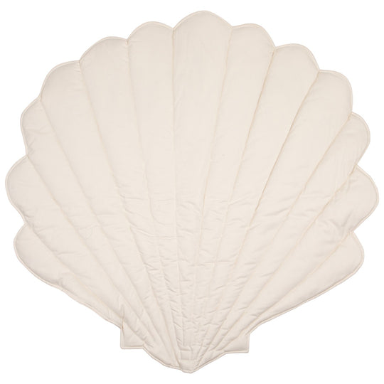 Organic Cotton and Linen Shell Playmat - Caramel