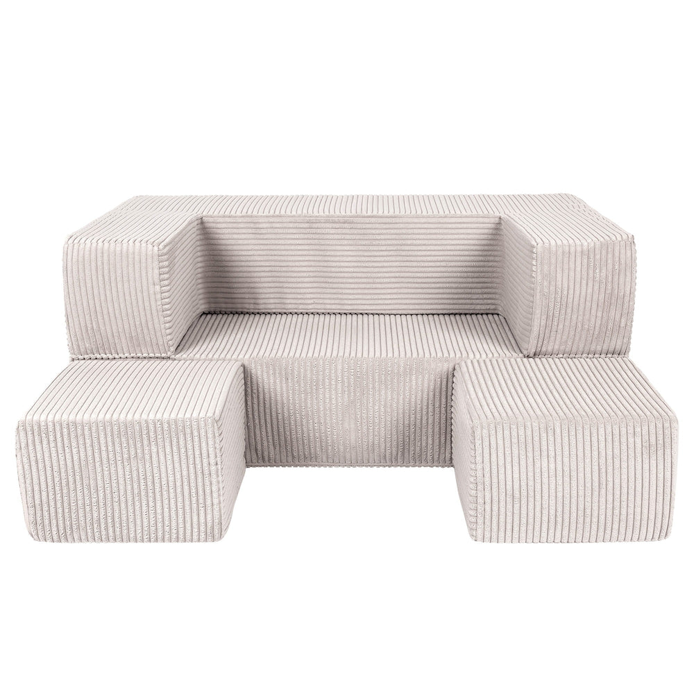Ästhetisches Kinder-Speel-Sofa Ecru