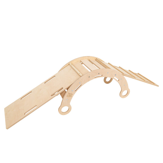 Kleine Traumwippe Classic Wood mit Rutsche und Leiter
