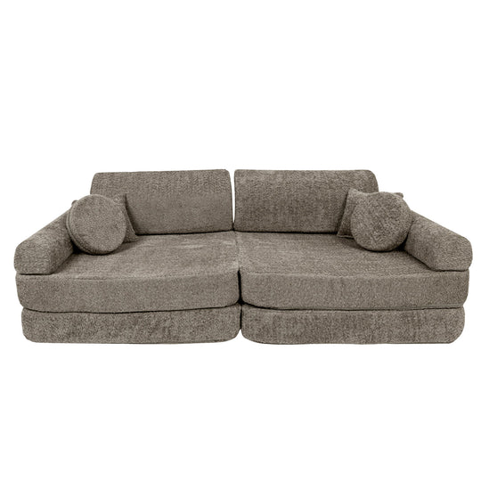 Spielsofa Boucle Premium Braun Beige
