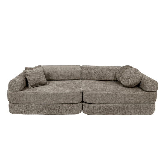 Spielsofa Boucle Premium Braun Beige