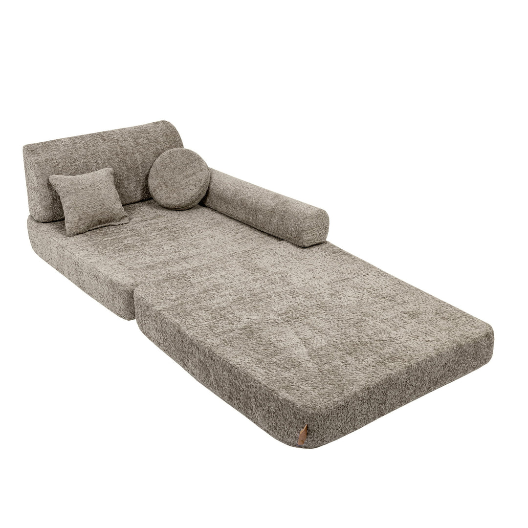 Spielsofa Boucle Premium Braun Beige