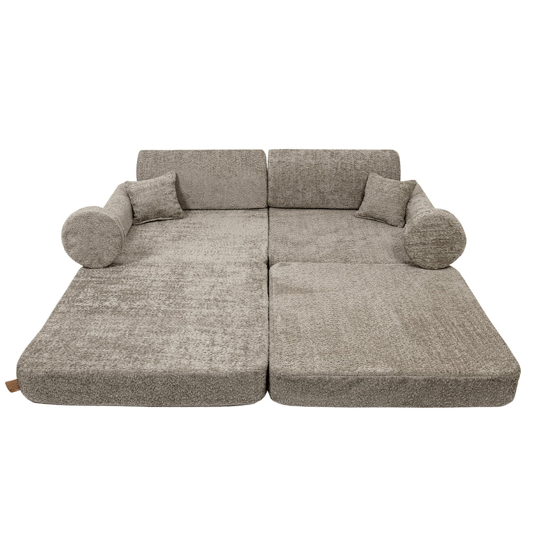 Spielsofa Boucle Premium Braun Beige