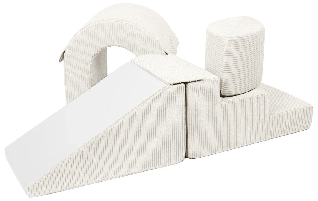 Softplay Stufen- & Rutschenbrücke mit Balanceset