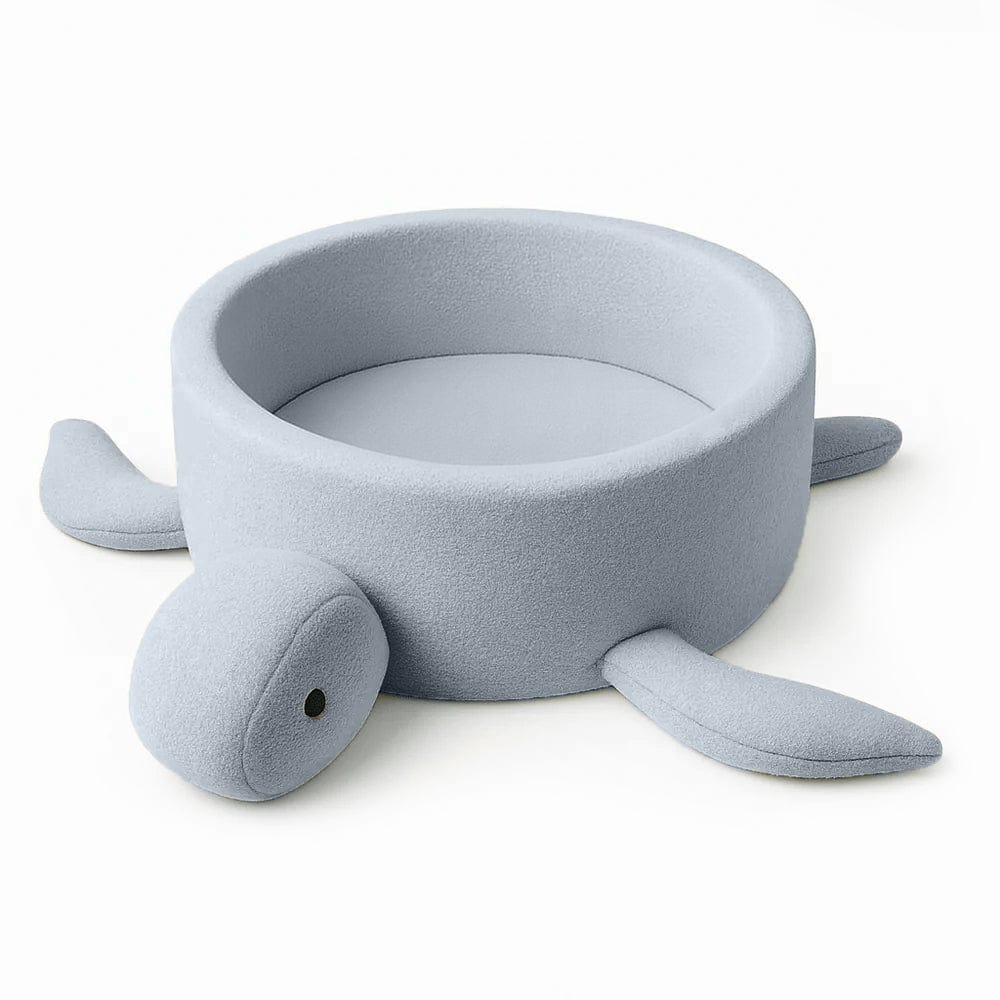 Boucle Turtle Bällebad für Kinder - Staubiges Eisblau