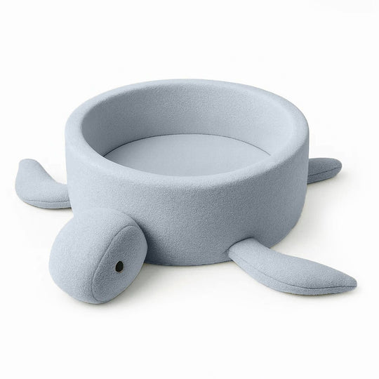 Boucle Turtle Bällebad für Kinder - Staubiges Eisblau