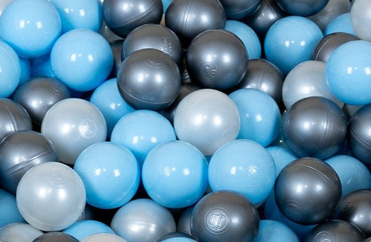 Boucle Turtle Bällebad für Kinder - Staubiges Eisblau