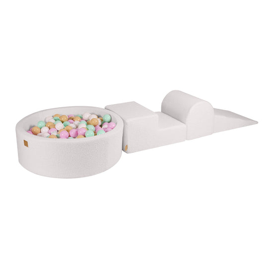Boucle-Weiß-Spielset mit Bällebad