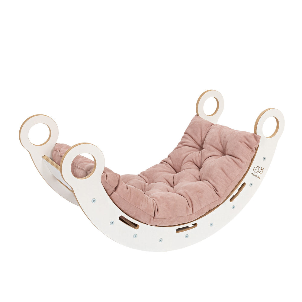 Großer Dream Rocker aus weißem Holz mit Leiter