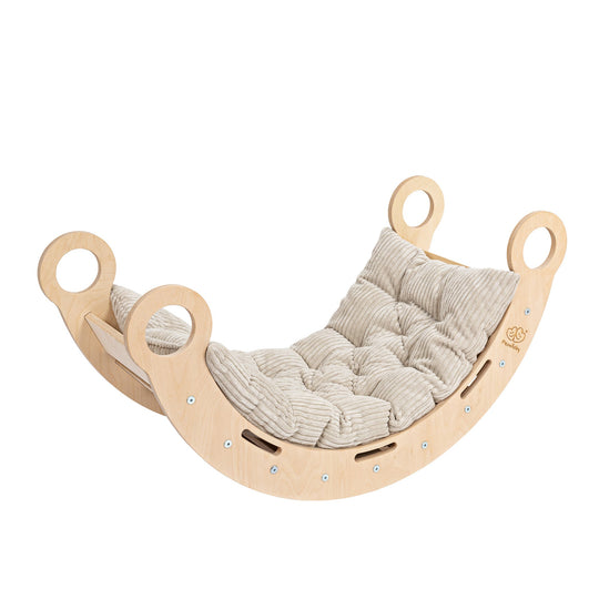 Kleine Traumwippe Classic Wood mit Rutsche und Leiter