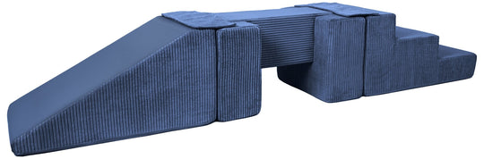 Softplay-Set 5 Blöcke Fußgängerbrücke mit Rutsche