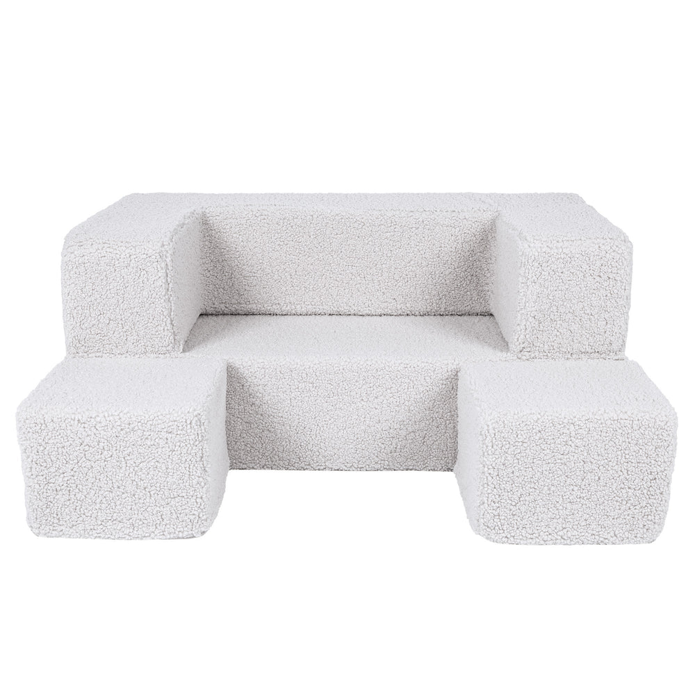 Bearly Kinder-Spielsofa Creme