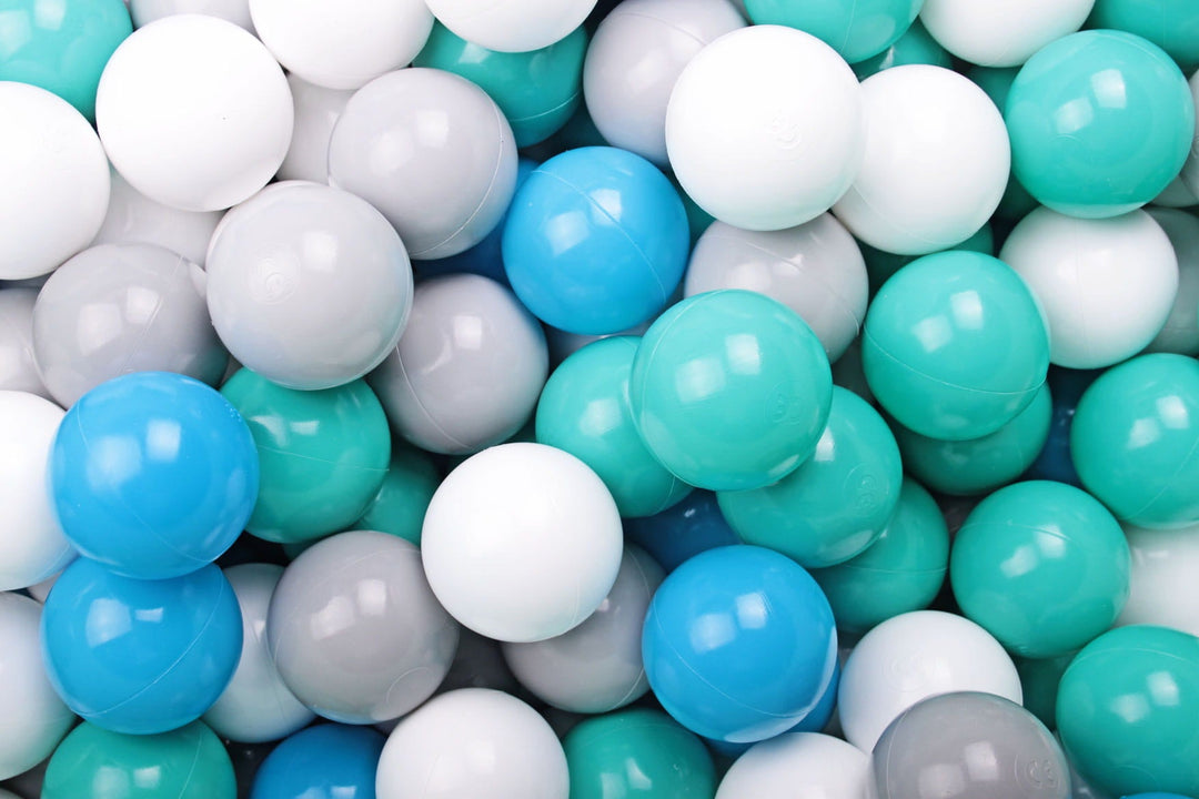 Boucle Turtle Bällebad für Kinder - Staubiges Eisblau