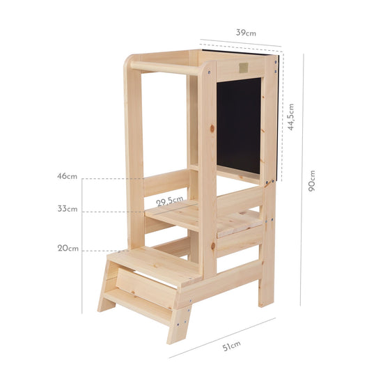 Küchenhelfer-Set mit Kreidetafel