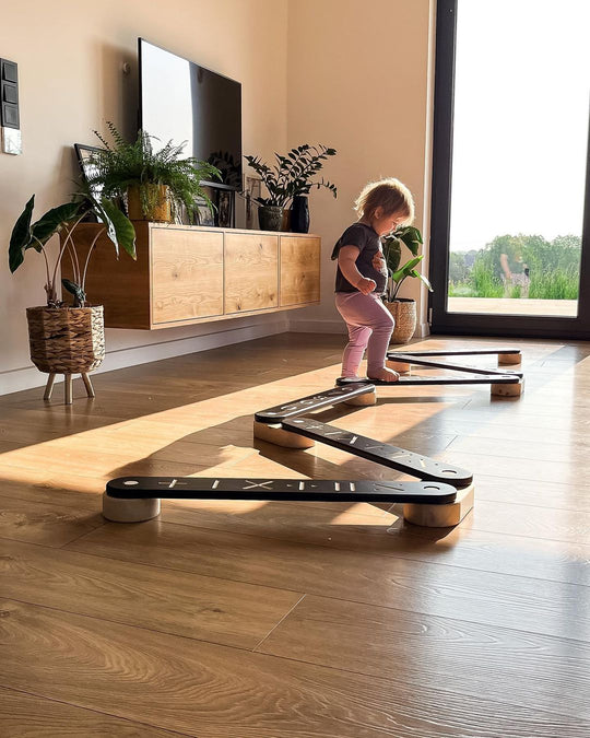Schwebebalken-Set aus Holz