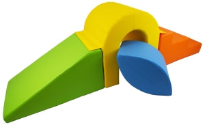 Softplay Stufen- & Rutschenbrücke mit Balanceset