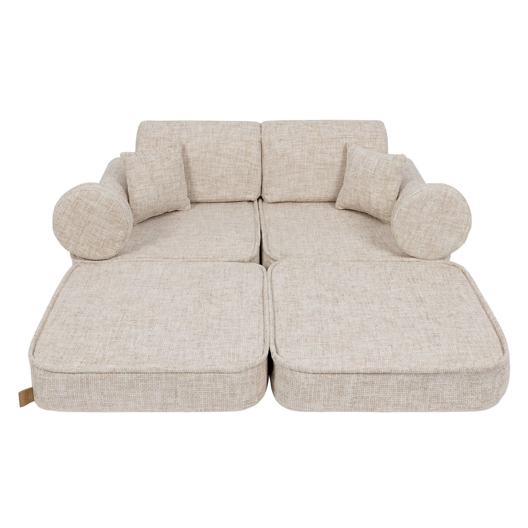 Medium Modular Sofa for Kids - Tangle Marshmallow Beige