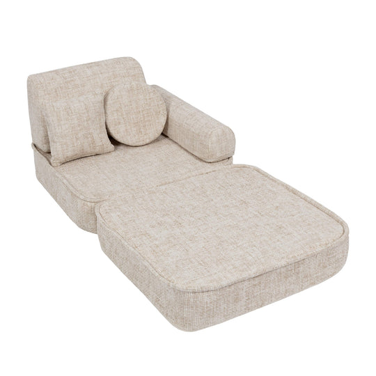 Medium Modular Sofa for Kids - Tangle Marshmallow Beige