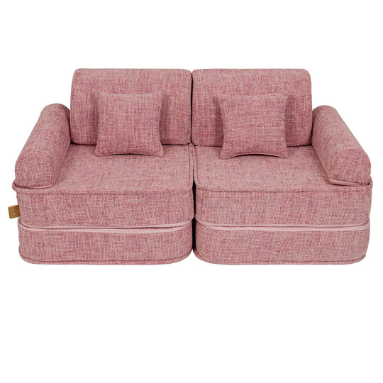 Medium Modular Sofa for Kids - Tangle Bubblegum Pink