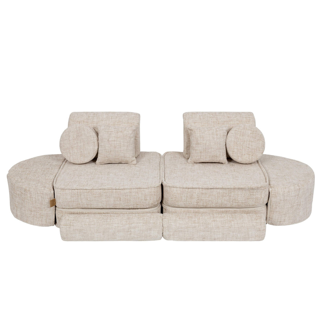 Medium Modular Sofa for Kids - Tangle Marshmallow Beige Plus