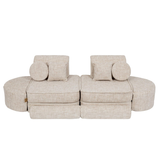 Medium Modular Sofa for Kids - Tangle Marshmallow Beige Plus