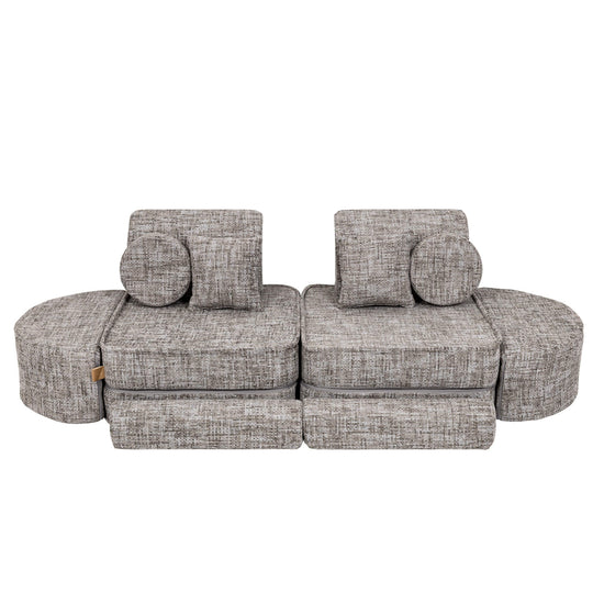 Medium Modular Sofa for Kids - Tangle Moon Grey Plus