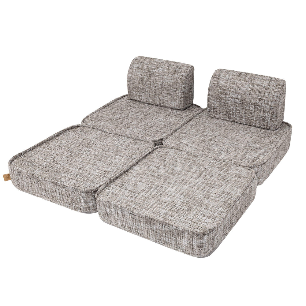 Small Modular Sofa for Kids - Tangle Moon Grey
